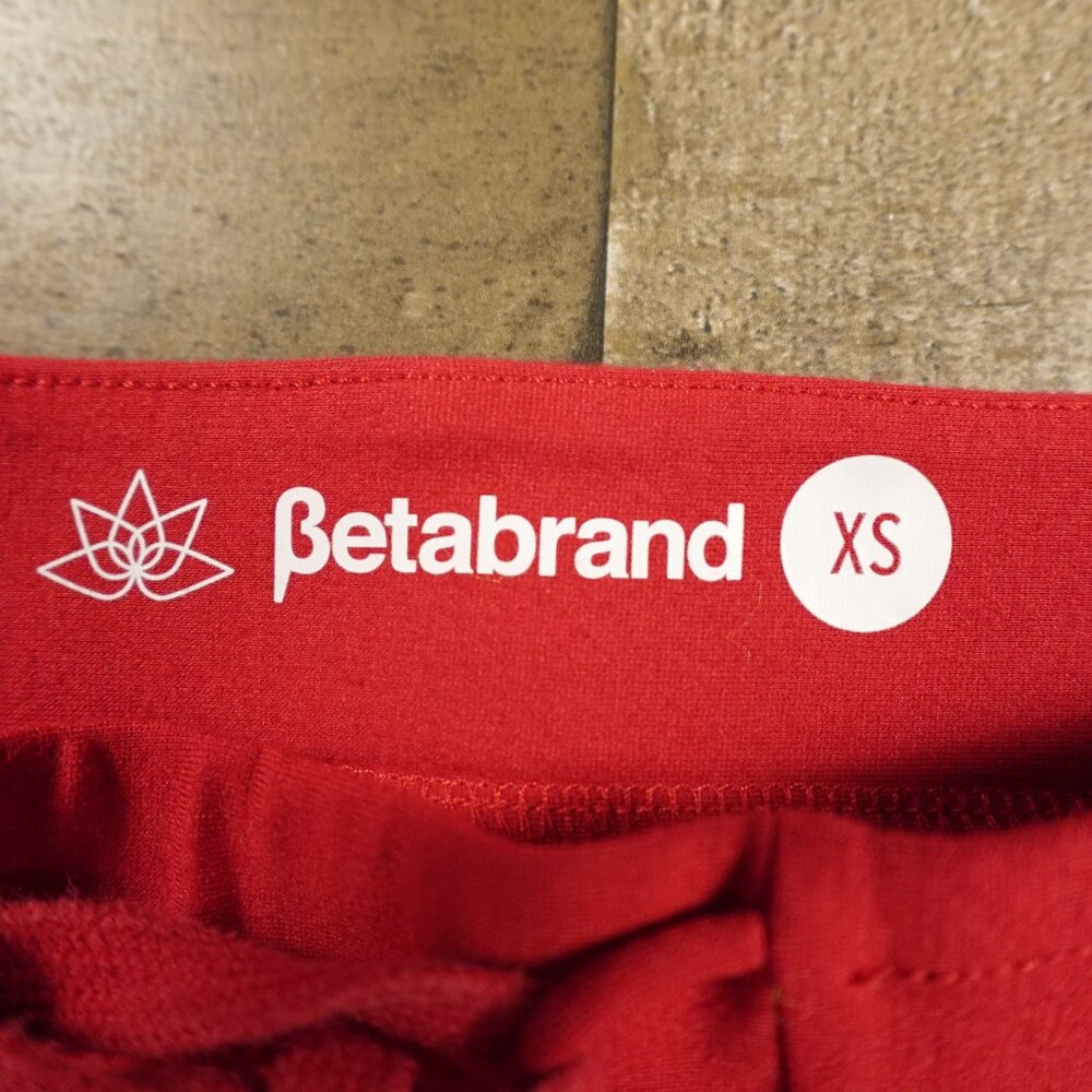 BetaBrand Skinny Leg Soho Joggers Women's XS Red - Picture 3 of 11